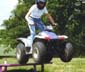 Flying quad on a motor-based corporate event