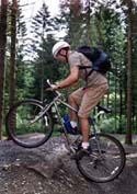 Biking in the mountains of Wales